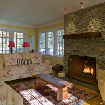 New Family Room with Fireplace