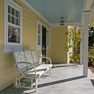 Rear Porch at New Family Entry