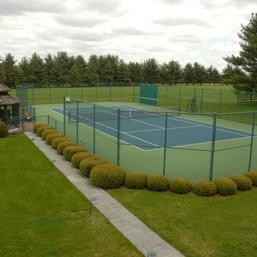 View of Tennis from Balcony